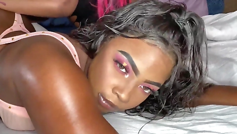 Cheap tattooed ebony pornstar in amazing fetish videos