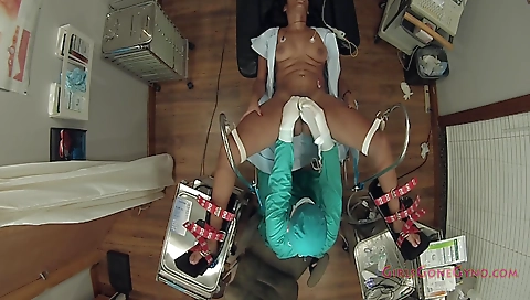 Black nurse visits a black woman and gets her examined