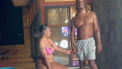 Turned A Backyard Pool Party Into A Hot Fucking Session I Was Nervous