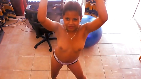 Jennifer gives him a blowjob and gets on her knees