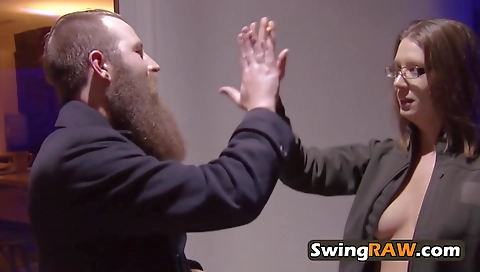 Two black guys making a group sex video with their black friends