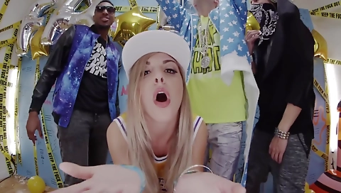 Brunette ebony gets fucked by a stranger on webcam clip