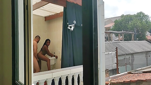 Black man fucks a brunette milf with a deep throat