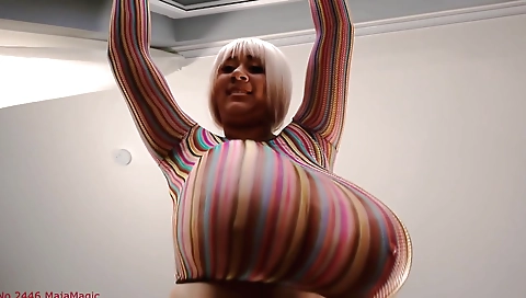 Webcam porn video of a blonde black pussy play in a solo