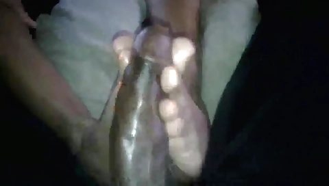 Amateur ebony beauty is getting fucked by a black friend