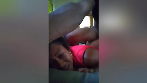 Ebony brunette makes a hardcore backdoor porn video