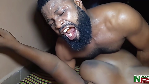 Big ass brunette is getting penetrated in amateur porn