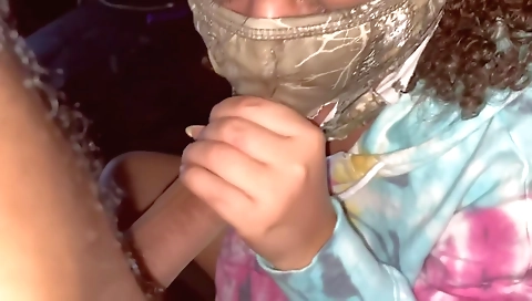 Ebony brunette is getting her pussy licked and stuffed