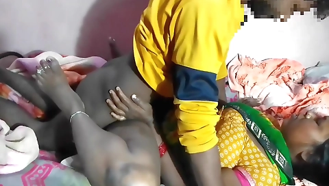 Ebony mature black amateur sex with a mature black brunette